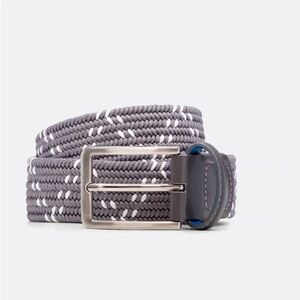 Stylish Gray Woven Belt for Men